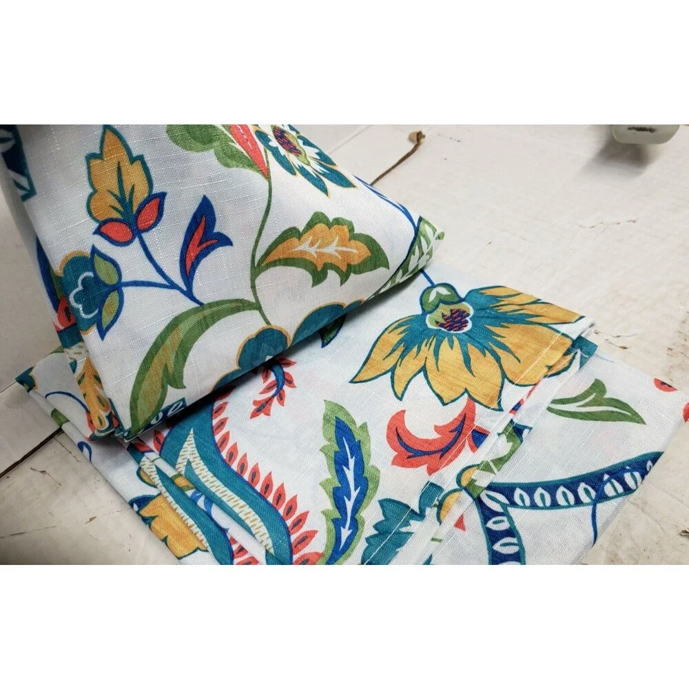 Textured Printed Fabric Tablecloth 60